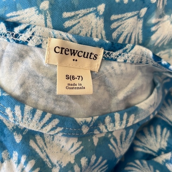 Crewcuts Girls' blue shell T-shirt dress - Picture 2 of 5